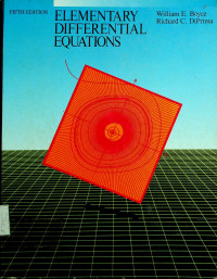 ELEMENTARY DIFFERENTIAL EQUATIONS, FIFTH EDITION