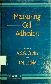 Measuring Cell Adhesion