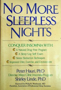 NO MORE SLEEPLESS NIGHTS