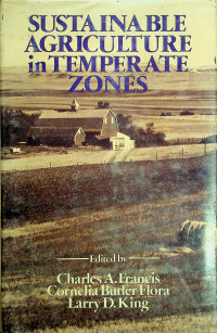 SUSTAINABLE AGRICULTURE in TEMPERATE ZONES