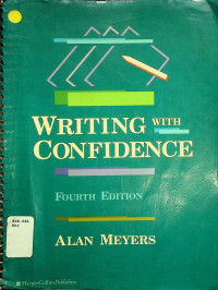 WRITING WITH CONFIDENCE FOURTH EDITION