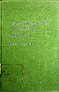 THE SOCIOLOGY OF AGRICULTURE