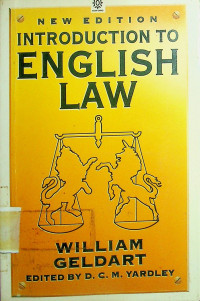 INTRODUCTION TO ENGLISH LAW NEW EDITION