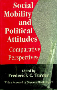 Social Mobility and Political Attitudes Comparative Perspectives