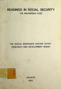 READINGS IN SOCIAL SECURITY THE INDONESIA CASE