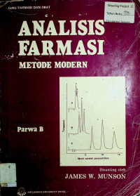 ANALISIS FARMASI METODE MODERN, Parwa B, Volume 11