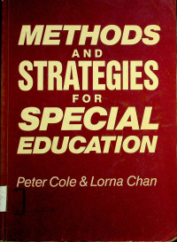 METHODS AND STRATEGIES FOR SPECIAL EDUCATION