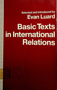 Basic Texts in International Relations