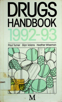 DRUGS HANDBOOK 1992-93