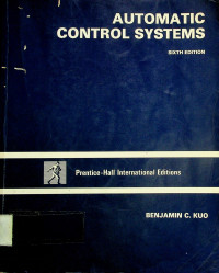 AUTOMATIC CONTROL SYSTEMS, SIXTH EDITION