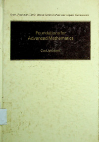 Foundations for Advanced Mathematics