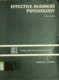 EFFECTIVE BUSINESS PSYCHOLOGY