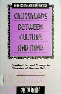 CROSSROADS BETWEEN CULTURE AND MIND