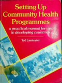 Setting Up Community Health Programmes