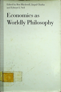 Economics as Worldly Philosophy