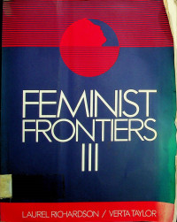 FEMINIST FRONTIERS III