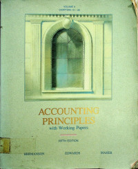 ACCOUNTING PRINCIPLES with Working Papers FIFTH EDITION