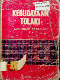 KEBUDAYAAN TOLAKI