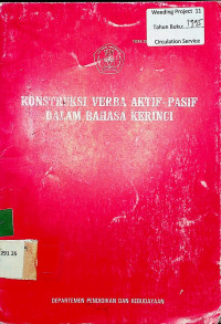 KONSTRUKSI VERBA AKTIF - PASIF DALAM BAHASA KERINCI