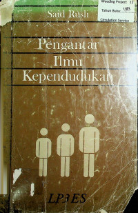 Pengantar Ilmu Kependudukan