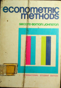 econometric methods, second edition