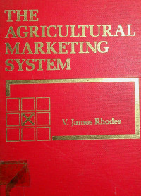 THE AGRICULTURAL MARKETING SYSTEM