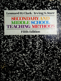 Secondary and Middle School Teaching Methods