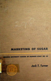 MARKETING OF SUGAR