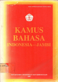 KAMUS BAHASA INDONESIA - JAMBI