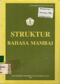 STRUKTUR BAHASA MAMBAI