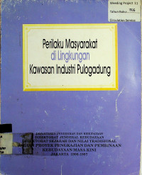 Perilaku Masyarakat di Lingkungan Kawasan Industri Pulogadung