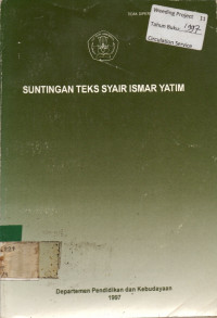 SUNTINGAN TEKS SYAIR ISMAR YATIM