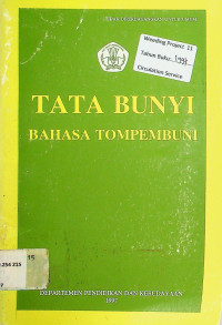 TATA BUNYI BAHASA TOMPEMBUNI