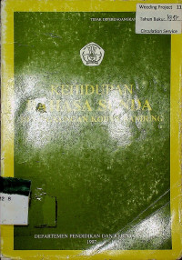 KEHIDUPAN BAHASA SUNDA DI LINGKUNGAN REMAJA KODYA BANDUNG