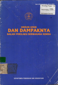 UNDAK-USUK DAN DAMPAKNYA DALAM PELAKU BAHASA SUNDA