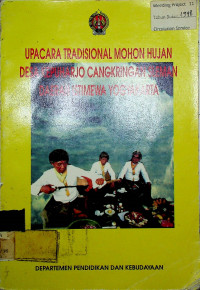 UPACARA TRADISIONAL MOHON HUJAN DI DESA KEPUHARJO, KECAMATAN CANGKRINGAN, KABUPATEN SLEMAN PROPINSI DAERAH ISTIMEWA YOGYAKARTA