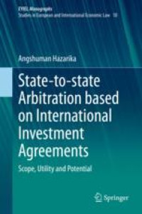 State-to-state Arbitration based on International Investment Agreements