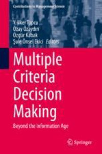 Multiple Criteria Decision Making