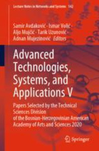 Advanced Technologies, Systems, and Applications V
