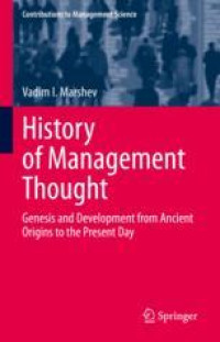 History of Management Thought