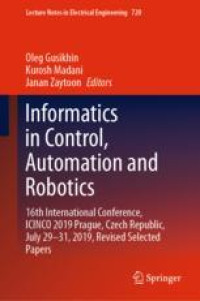 Informatics in Control, Automation and Robotics