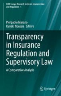 Transparency in Insurance Regulation and Supervisory Law