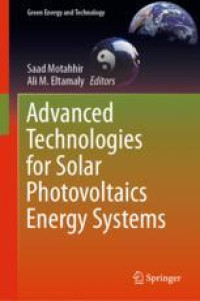 Advanced Technologies for Solar Photovoltaics Energy Systems