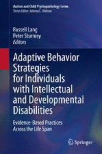 Adaptive Behavior Strategies for Individuals with Intellectual and Developmental Disabilities