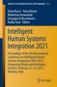 Intelligent Human Systems Integration 2021