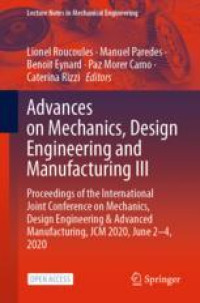 Advances on Mechanics, Design Engineering and Manufacturing III