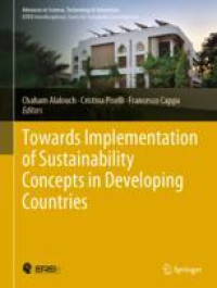 Towards Implementation of Sustainability Concepts in Developing Countries