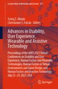 Advances in Usability, User Experience, Wearable and Assistive Technology