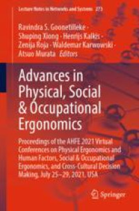 Advances in Physical, Social & Occupational Ergonomics