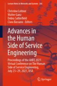 Advances in the Human Side of Service Engineering